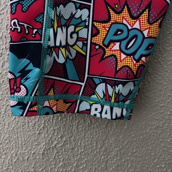 WMS Comic Leggings Constantly Varied Gear Knockout Side Pockets Extra Large - Picture 3 of 5